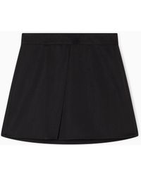 ARMANI EXCHANGE - Jacquard Logo Mini Skirt - Lyst