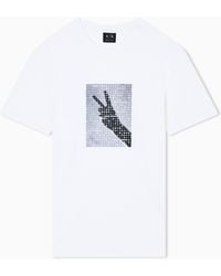 ARMANI EXCHANGE - Regular Fit Cotton T-Shirt - Lyst