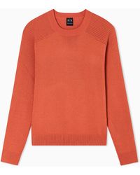 ARMANI EXCHANGE - Jersey De Cuello Redondo Con Detalle En El Hombro - Lyst