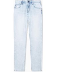 ARMANI EXCHANGE - Skinny Fit 5 Pockets Pant Washed Cotton-Blend Denim - Lyst