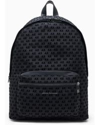 ARMANI EXCHANGE - Xavier Rucksack Aus Polyamid Mit Gepolsterten Trägern - Lyst