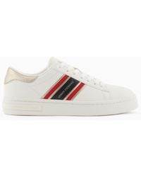 ARMANI EXCHANGE - Urban-Tech Sneakers With Webbing Details - Lyst
