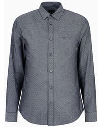 Armani Exchange - Regular Fit Shirt In Pure Cotton - Lyst