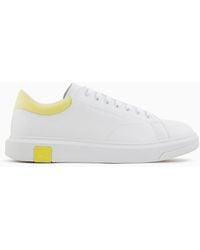 Armani Exchange - Action Leather Sneakers - Lyst