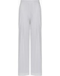 ARMANI EXCHANGE - Wide Leg Trousers - Lyst