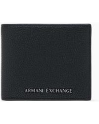 ARMANI EXCHANGE - Bifold Wallet With Credit Card Holder - Lyst