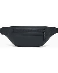 ARMANI EXCHANGE - Marsupio Liscio Con Logo E Cintura Regolabile - Lyst