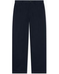 ARMANI EXCHANGE - Slim Fit Cotton Twill Chinos - Lyst
