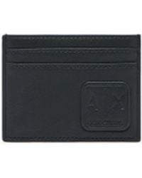 ARMANI EXCHANGE - Smooth Texture Card Holder - Lyst