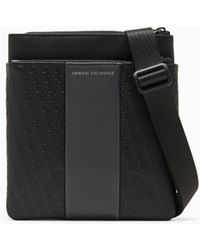 ARMANI EXCHANGE - Flat Crossbody Messenger Bag - Lyst