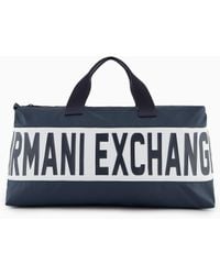 ARMANI EXCHANGE - Duffel Bag With Max-Logo - Lyst