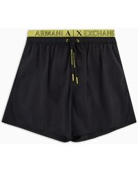 Armani Exchange - Mix Mag Boxer Costume In Asv Fabric - Lyst