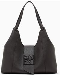ARMANI EXCHANGE - Soft Hobo Shoulder Bag - Lyst