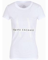 Armani Exchange - T-shirt Ajustés - Lyst