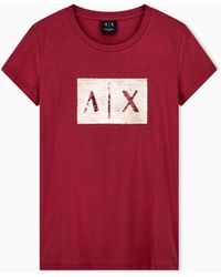 ARMANI EXCHANGE - Slim Fit T-Shirt Cotton Jersey - Lyst