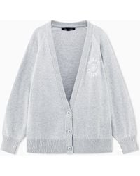 ARMANI EXCHANGE - Regular Fit Cardigan - Lyst
