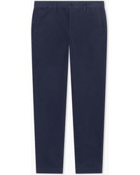 ARMANI EXCHANGE - Classic Comfort Fit Stretch Cotton Trousers - Lyst