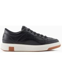 Armani Exchange - Sneakers With Allover Logo - Lyst