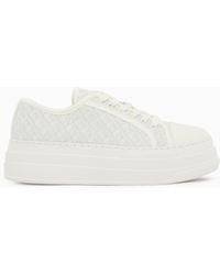 ARMANI EXCHANGE - Sneakers Jacquard Canvas - Lyst