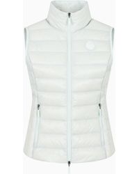 ARMANI EXCHANGE - Sleeveless Padded Down Jacket - Lyst