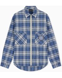 ARMANI EXCHANGE - Oversized Fit Shirt Cotton - Lyst