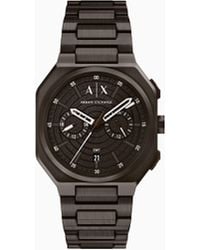 ARMANI EXCHANGE - X Bass Dual-Time-Uhr - Lyst