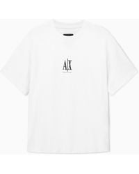 ARMANI EXCHANGE - Boxy Fit T-Shirt - Lyst