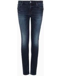 Armani Exchange - Jeans Super Skinny Fit Stone Washed - Lyst