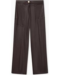 ARMANI EXCHANGE - Oversized Fit Trousers - Lyst