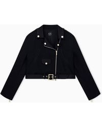 ARMANI EXCHANGE - Blouson Jacket With Viscose - Lyst
