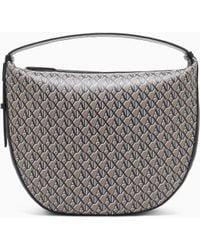 ARMANI EXCHANGE - Hobo Bag With Allover Logo - Lyst