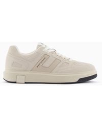 ARMANI EXCHANGE - Technical Fabric Sneakers - Lyst
