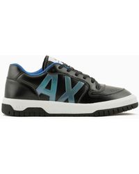 Armani Exchange - Eco-leather Sneakers - Lyst