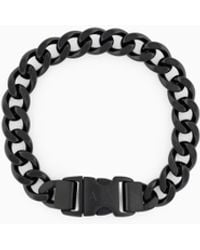 ARMANI EXCHANGE - Stainless Steel Chain Bracelet - Lyst