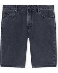 ARMANI EXCHANGE - Light Wash Stretch Denim Shorts 11.50 Oz - Lyst