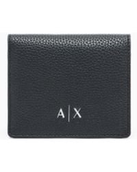 ARMANI EXCHANGE - Smooth Texture Bifold Wallet - Lyst