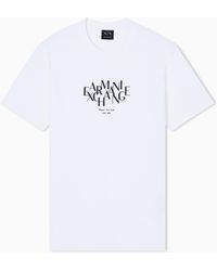 ARMANI EXCHANGE - Regular-Fit T-Shirt - Lyst