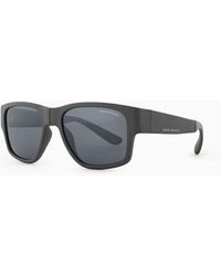 Armani Exchange - Rectangular Folding Sunglasses - Lyst