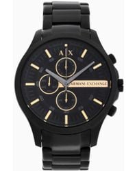ARMANI EXCHANGE - Three-Hand Watch With Steel Strap - Lyst