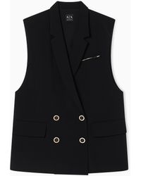 ARMANI EXCHANGE - Modern Tailored Vest - Lyst