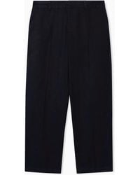 ARMANI EXCHANGE - Classic Comfort Cotton Twill Trousers - Lyst