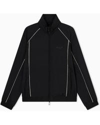 ARMANI EXCHANGE - Lightweight Technical Nylon Blouson With A Matte Finish - Lyst