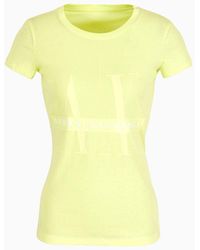 Armani Exchange - Slim Fit Mix Mag T-shirt In Asv Organic Cotton - Lyst