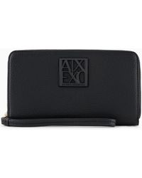 ARMANI EXCHANGE - Horizontal Wallet With Asv Logo - Lyst