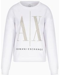 Armani Exchange - Logo Sweatshirt - Lyst