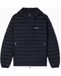 ARMANI EXCHANGE - Quilted Nylon Down Puffer Jacket With Hood Essential - Lyst