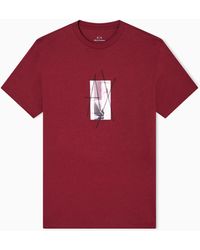 ARMANI EXCHANGE - Regular Fit Graphic Print T-Shirt - Lyst