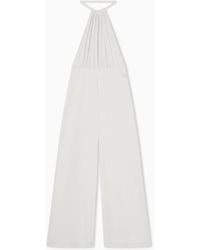 ARMANI EXCHANGE - Scuba Fabric Suit With Open Back - Lyst