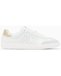 ARMANI EXCHANGE - Technical Fabric Sneakers - Lyst