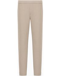 ARMANI EXCHANGE - Joggerhose Aus Stretchiger French-Terry-Baumwolle - Lyst